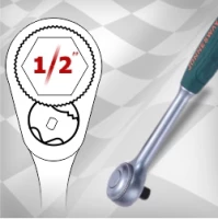 1/2" Racsnis hajtóka