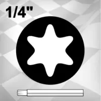 1/4" Torx Bit hosszú