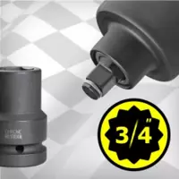 3/4" 12 lapú normál