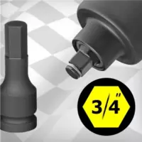 3/4" Gépi imbusz