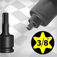 3/8" torx