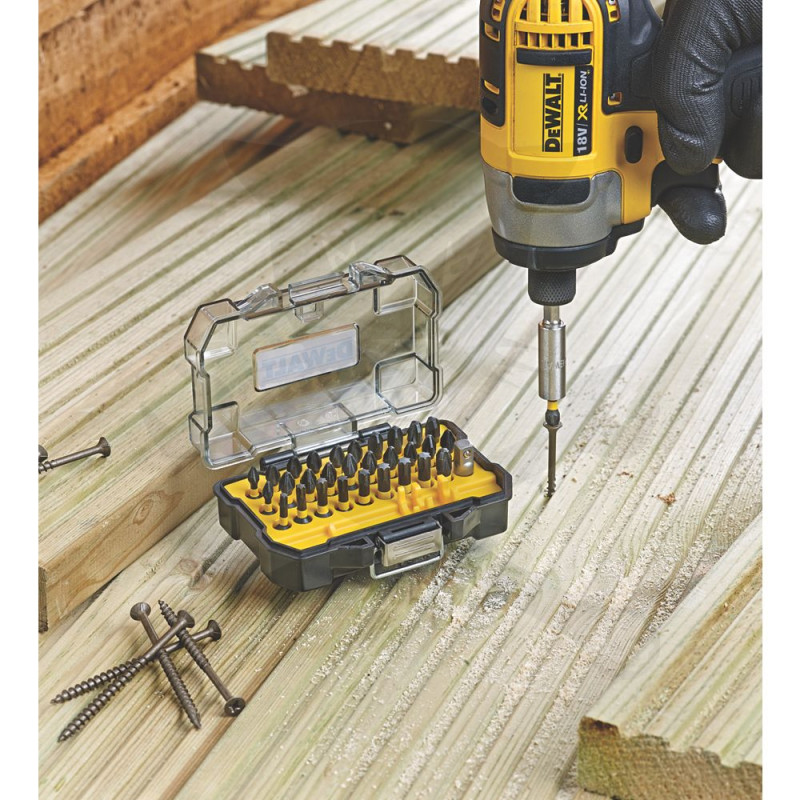 Bit készlet 32 db-os, gépi, torziós, ipari - DeWalt