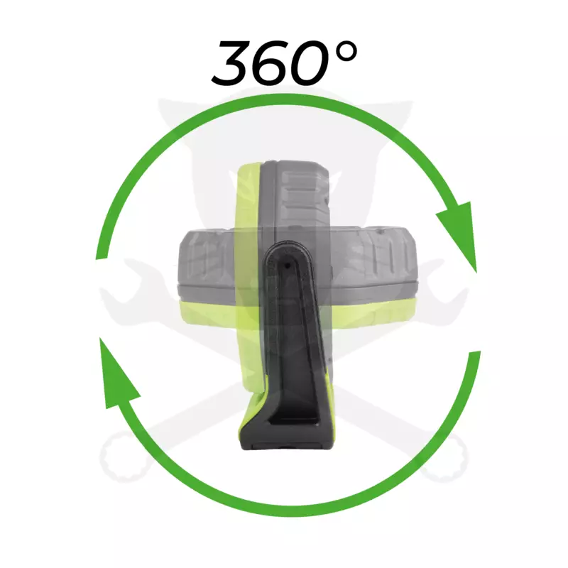 Szerelőlámpa LED 01 COB ledes - akkus, mágneses 360° forg.7W 700 Lumen