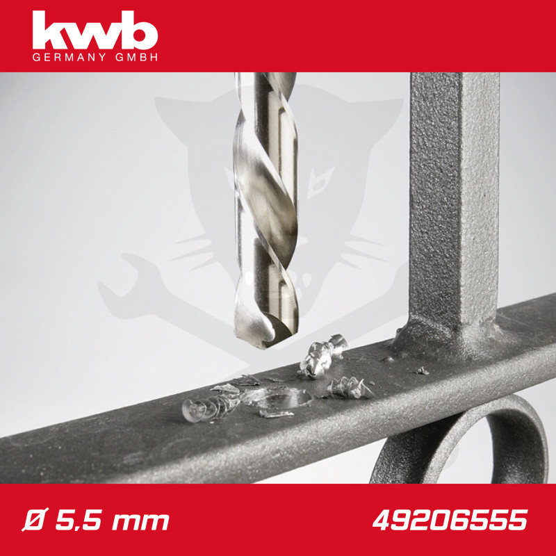 Csigafúró  5,5 mm HSS-G DIN 338 Silver Star, profi - KWB