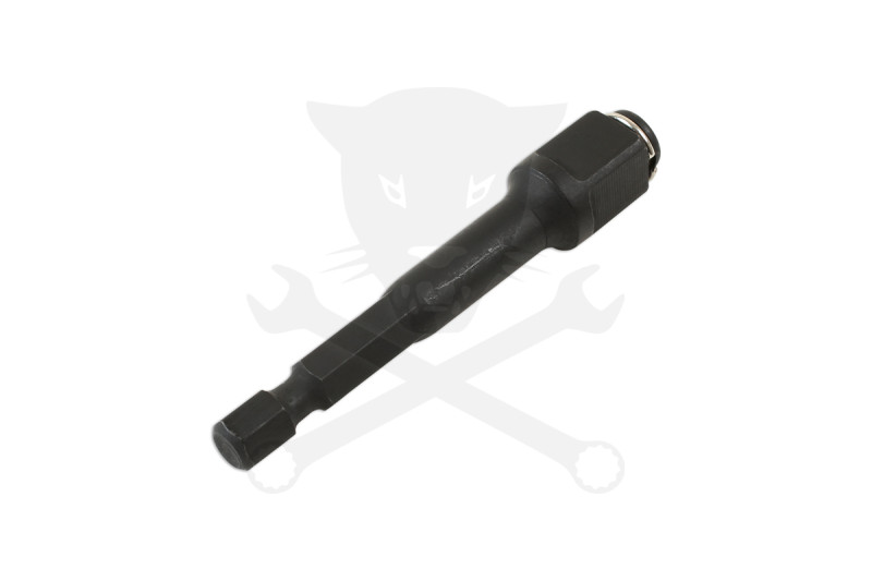 Bit és dugókulcs tartó adapter fúrógépbe 1/4" bit + 3/8" dugó 2:1-ben
