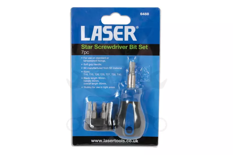 Csavarhúzó bit hajtó + torx lyukas bit készlet T10-T40