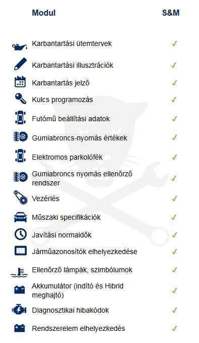 Autodata S&M - 1 éves előfizetés magyar nyelvű - 2 felhasználó