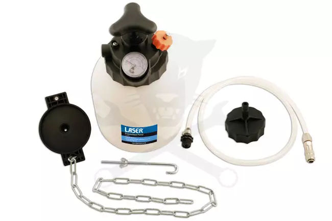 Féklégtelenítő kanna kézi pumpás + Univerzális és 44 mm-es EU Adapter