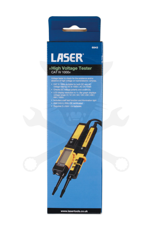 Feszültség teszter DC 6-1000V / AC 24-1000V - CATIV IP65 - Hibrid