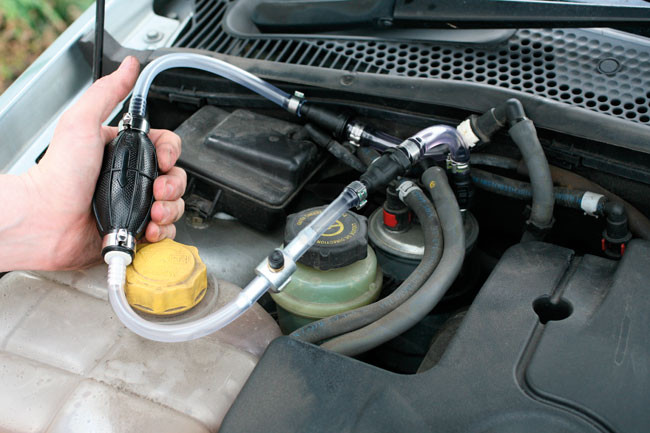 Diesel üzemanyag légtelenítő kézi pumpa készlet - PSA járművek - Laser