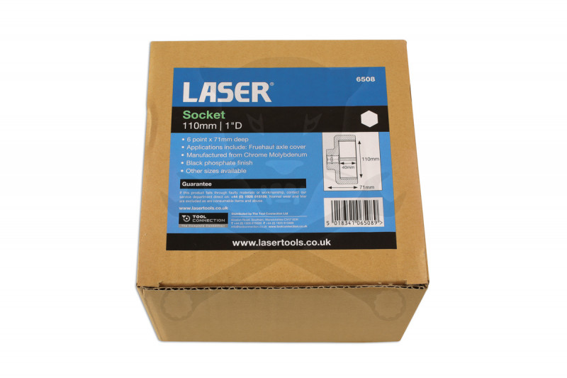 Légkulcsfej 1" 6 lapú normál 110 mm-es Schwarzmüller tengelyfedélhez
