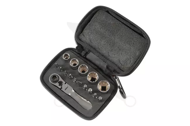 Dugókulcs készlet Gear Lock - Alldrive 1/4" 16 db-os készlet - Laser