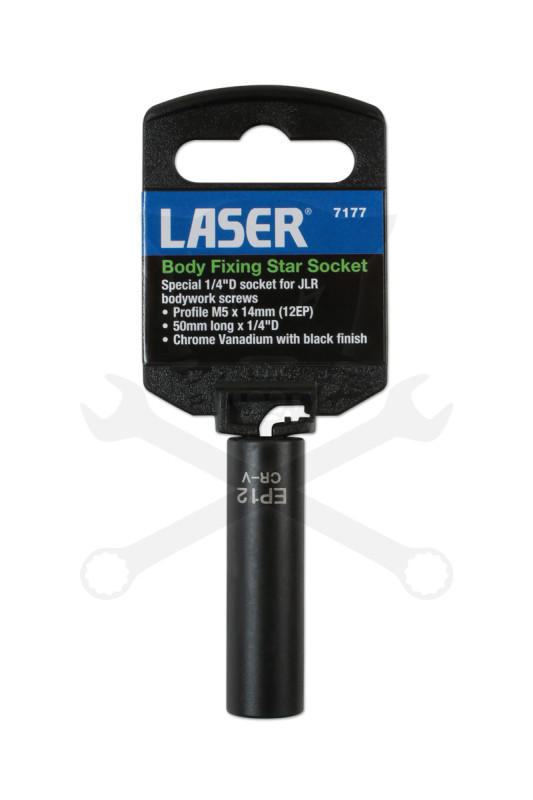 Dugókulcs jaguár karosszéria csavarokhoz 12EP-M5x14 x 50 mm Laser
