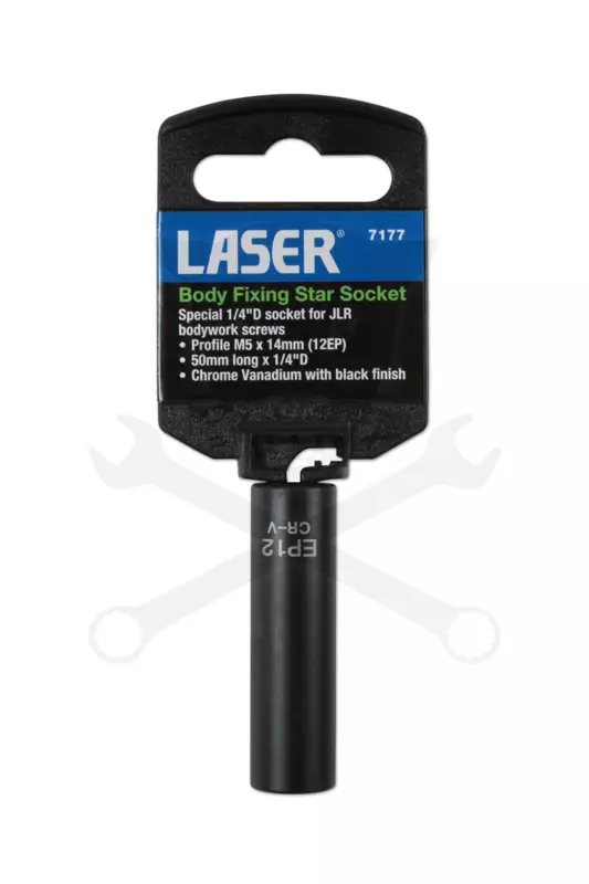 Dugókulcs jaguár karosszéria csavarokhoz 12EP-M5x14 x 50 mm Laser