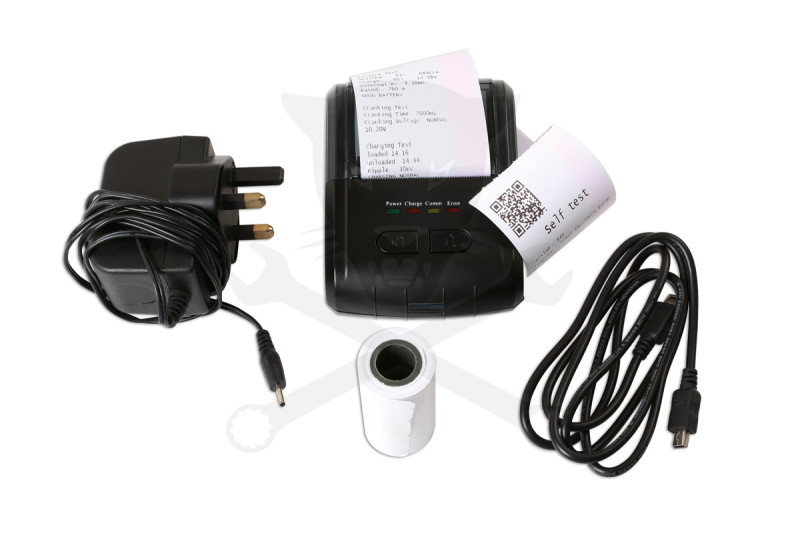 Akkumulátor teszter digitális LAS-6803 -hoz Thermo nyomtató