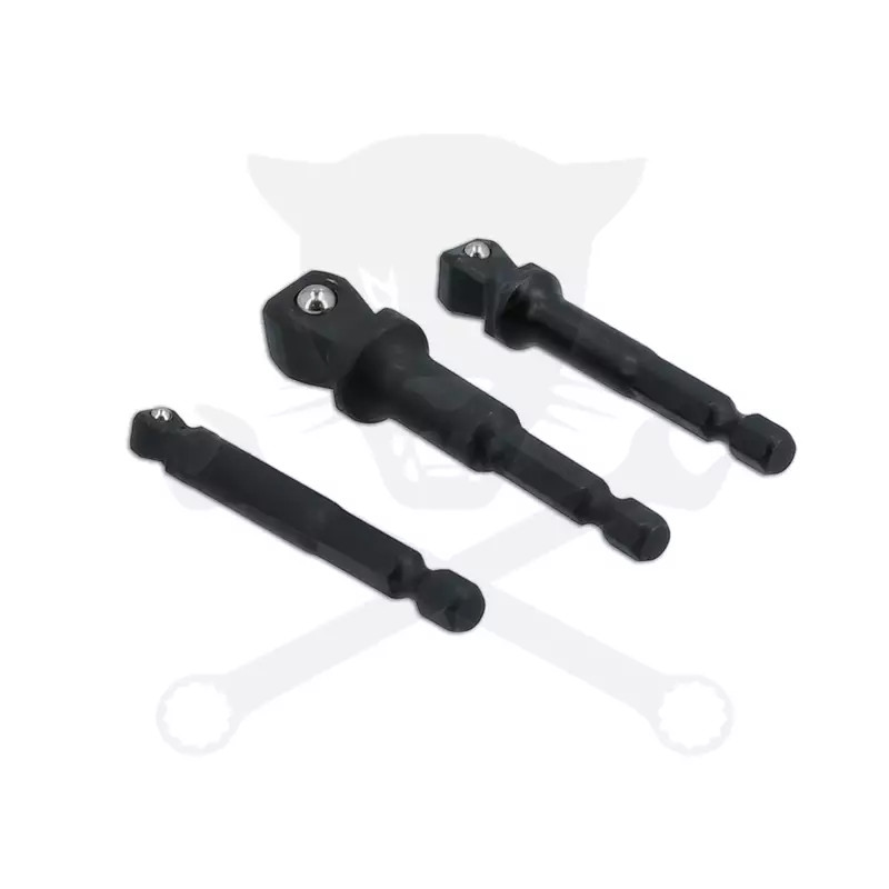 Adapter készlet fúrógéphez - csavarbehajtóhoz 1/4"-3/8"-1/2" - Laser