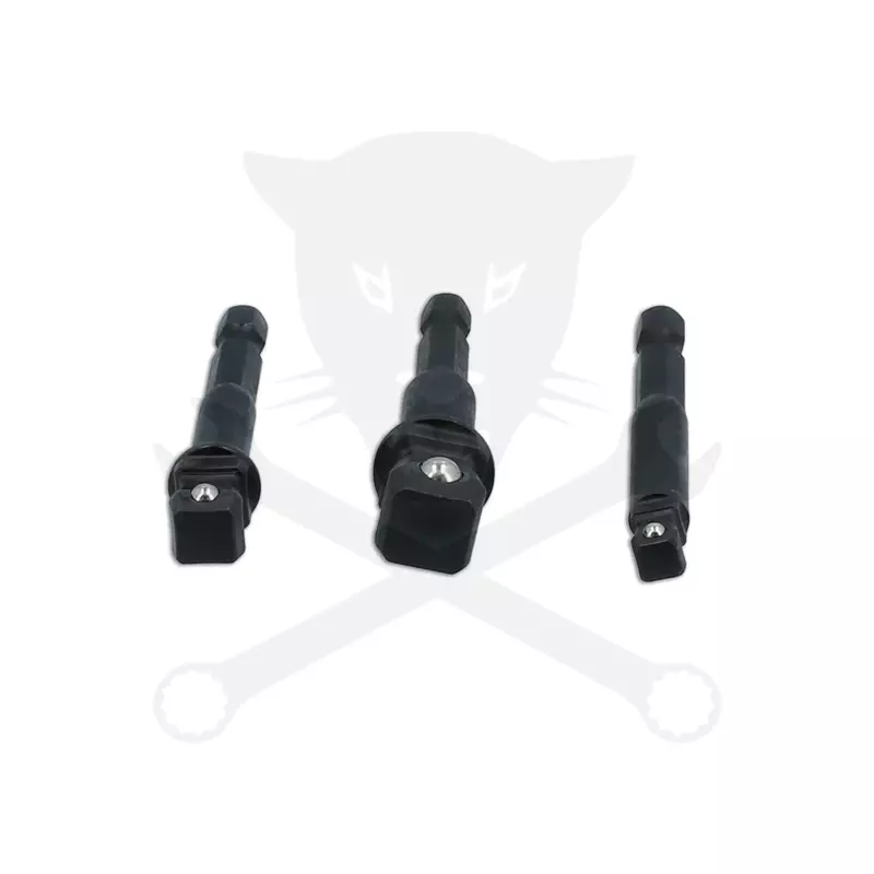 Adapter készlet fúrógéphez - csavarbehajtóhoz 1/4"-3/8"-1/2" - Laser