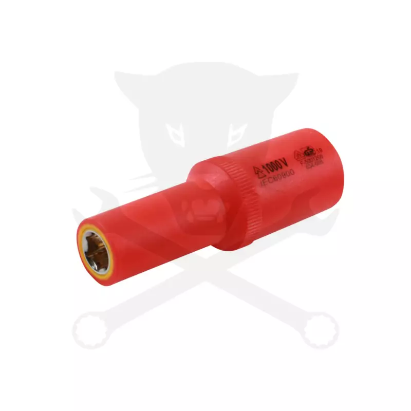 Dugókulcs VDE 1000 V Szigetelt/Hibrid hosszú, mágneses 3/8" 10 mm