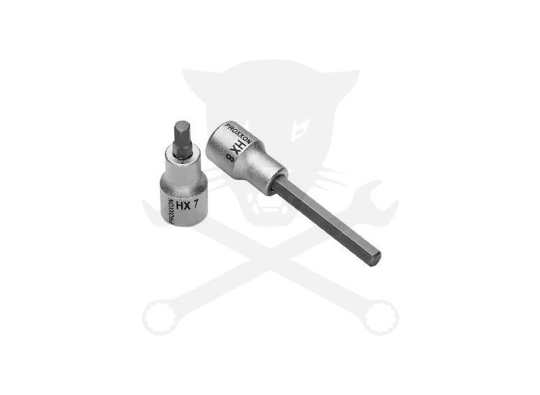 Rátűzőkulcs - crowa+bit 1/2" Imbusz HX 6 Proxxon