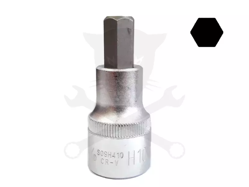 Rátűzőkulcs - crowa+bit 1/2" imbusz 10 mm