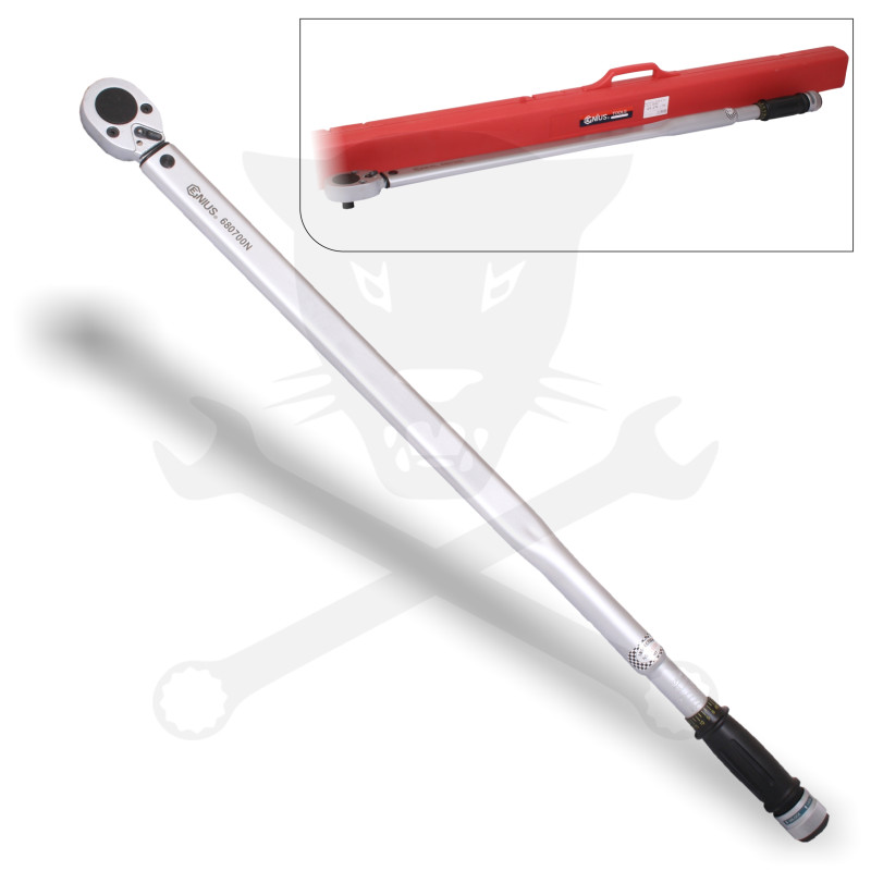 Nyomatékkulcs 140-700 Nm 3/4" - kalibrálva - Genius