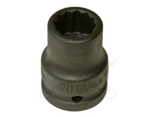 Légkulcsfej 3/4" 12 l.n. 20-as Genius