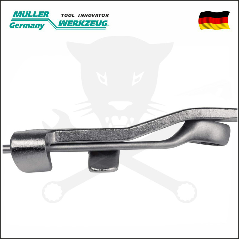 Csillag-villáskulcs HOSSZABBÍTÓ-SZÁR 1/2" - 340 mm - MÜLLER