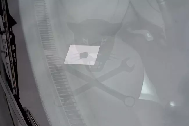 Szélvédő javító készlet kavicsfelverődéshez Laser
