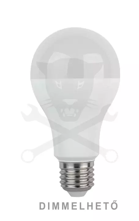 Izzó LED körte 12 W meleg fehér, szabályozható 127/67 mm E27 ELMARK