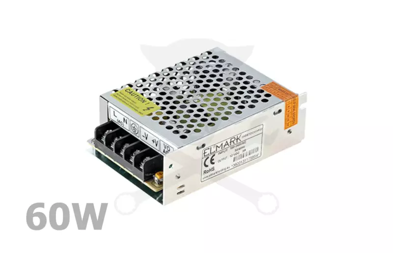 Tápegység LED szalaghoz 12V - 060W - ELMARK