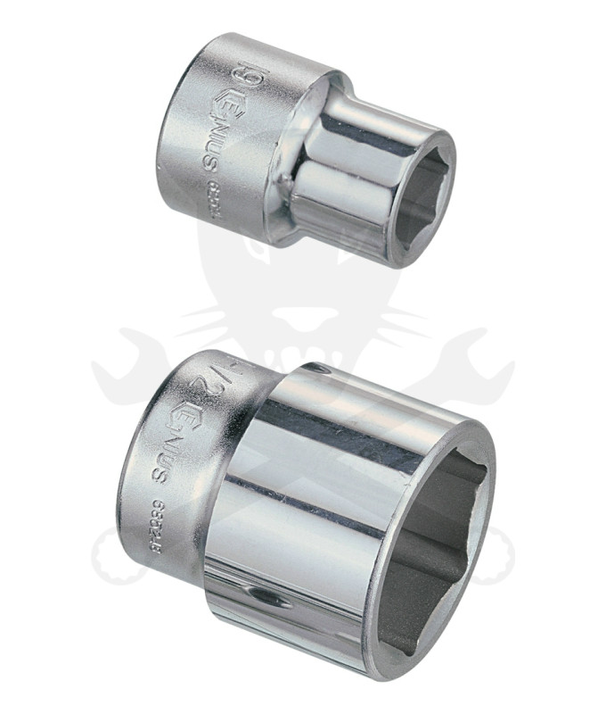 Dugókulcs - crowafej 3/4" 6 lap normál 33 mm Genius