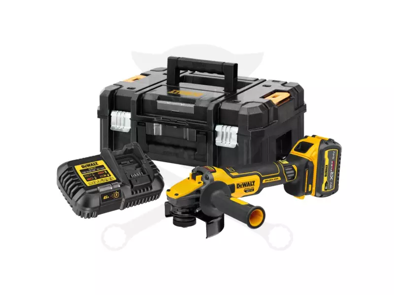 Sarokcsiszoló, akkus 18V 125 mm 1 db 6.0 Ah Li-ion - DeWalt