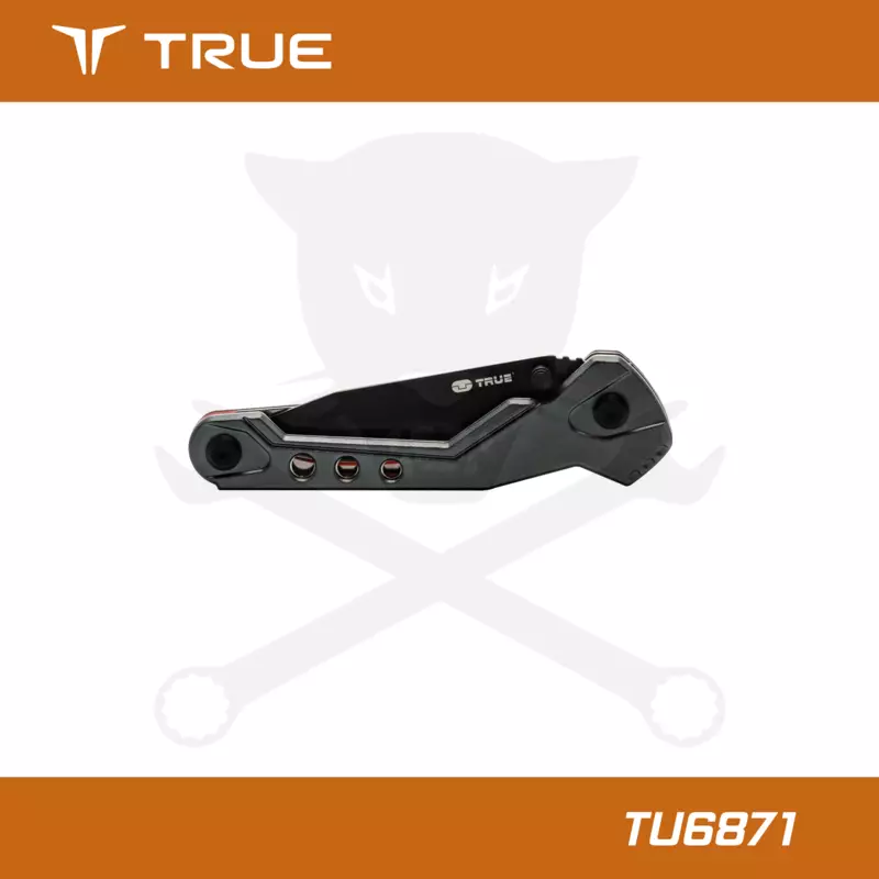 Vágókés, összecsukható Trueblade - Fekete - True