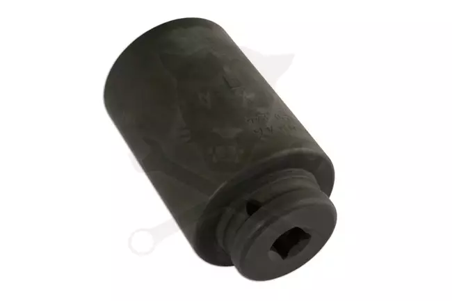 Féltengely anya dugókulcs 1/2" 46-os 12 lapú hosszú 100 mm kisteher