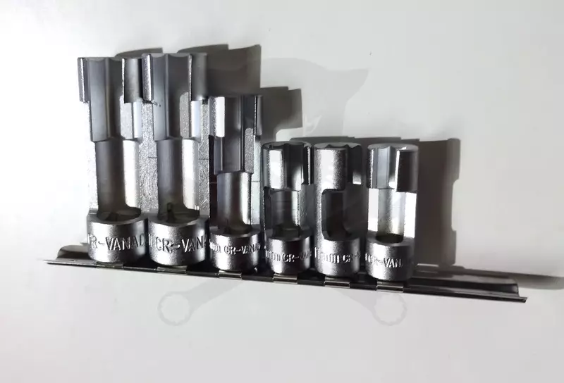 Dugókulcs - crowafej készlet 3/8"-1/2" speciális végig nyitott 10-19 mm