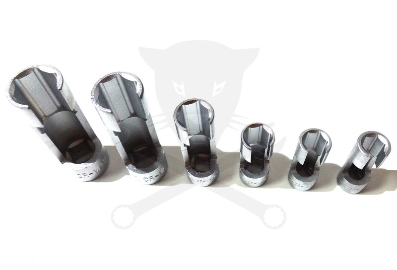 Dugókulcs - crowafej készlet 3/8"-1/2" speciális végig nyitott 10-19 mm