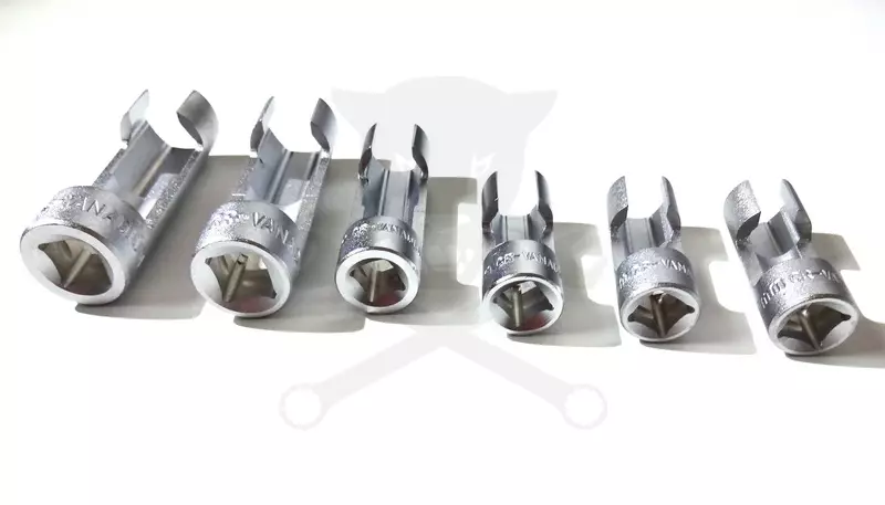 Dugókulcs - crowafej készlet 3/8"-1/2" speciális végig nyitott 10-19 mm