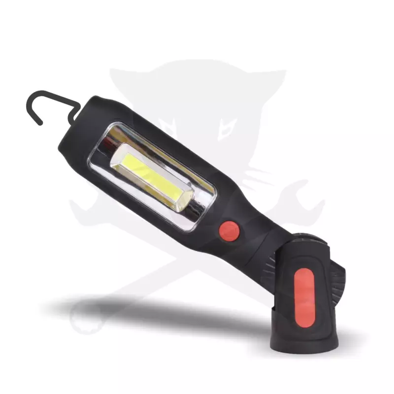 Szerelőlámpa LED 01 COB ledes + 1 LED elülső, profi