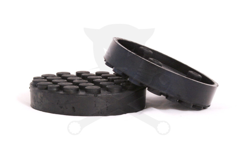 Gumipogácsa csápos emelőhöz 121/110 mm-es félperemes-pöttyös-3poz