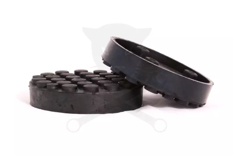 Gumipogácsa csápos emelőhöz 121/110 mm-es félperemes-pöttyös-3poz