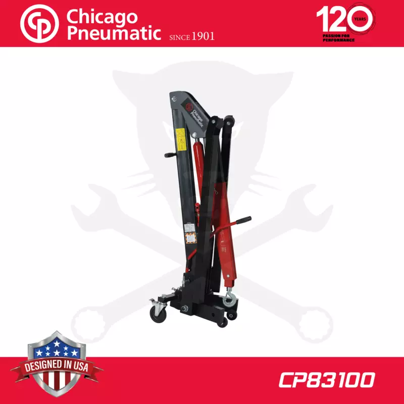 Motorkiemelő zsiráf 1 t összecsukható - 6 kerekű, alacsony - Chicago (CP83100)