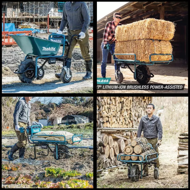 Talicska, akkus 1.5 LE / 0-3,5 km/h, 130 kg XPT porálló - Makita