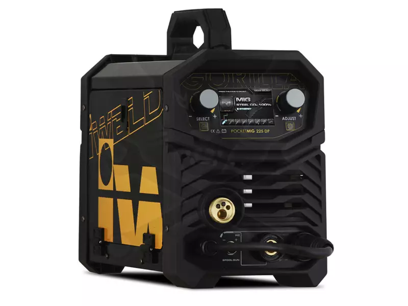Hegesztő inverter Gorilla PocketMIG 225 Double Pulse - IWELD