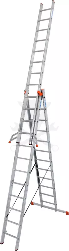 Létra ALU létrafokos sokcélú álló 3x12 fokos - Krause TRIBILO