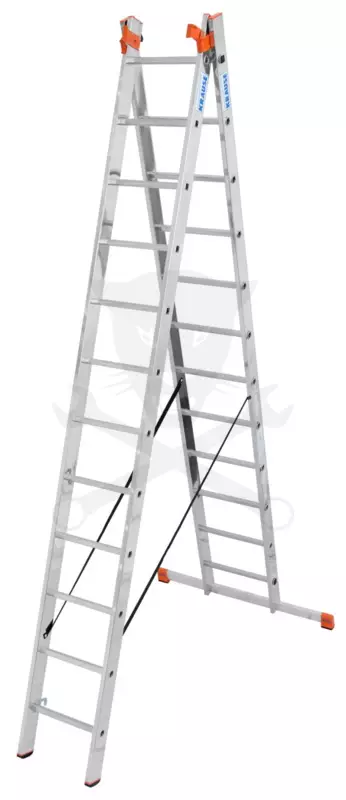 Létra ALU létrafokos sokcélú álló 3x12 fokos - Krause TRIBILO
