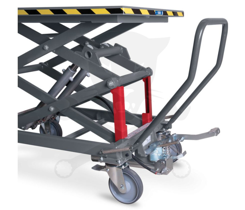 Emelőasztal hidraulikus - Emelés: 535-1835 mm -1000 kg- Rotary MGE 1.0