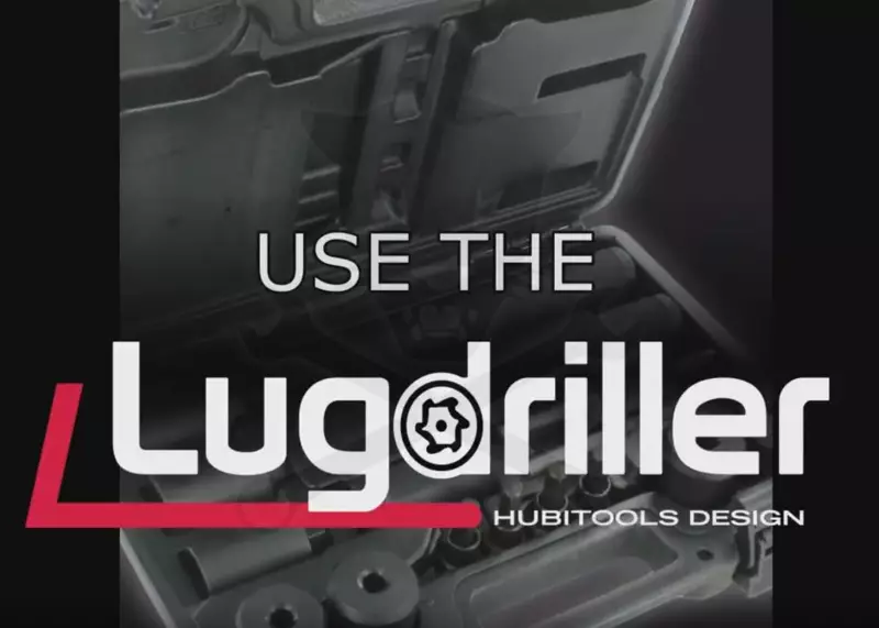 Kerékőr leszedő - lefúró univerzális profi készlet- LUGDRILLER -Hubitools
