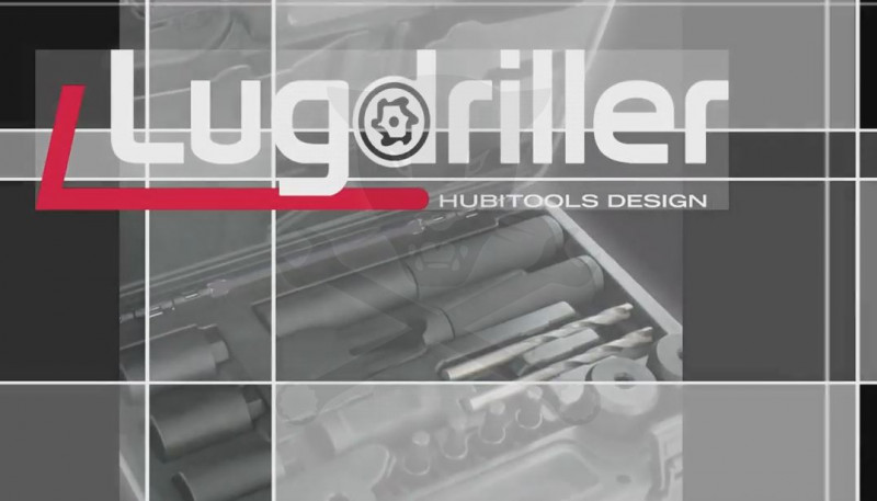 Kerékőr leszedő - lefúró univerzális profi készlet- LUGDRILLER -Hubitools