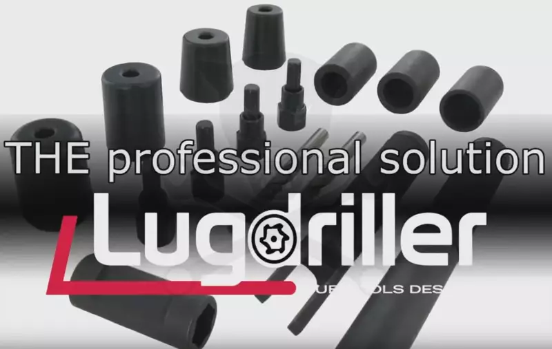 Kerékőr leszedő - lefúró univerzális profi készlet- LUGDRILLER -Hubitools