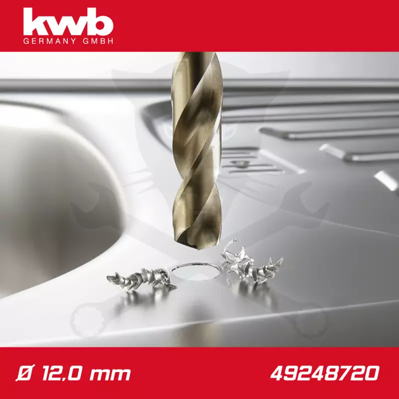 Csigafúró 12,0 mm HSS-G Co5 DIN 338 Twist, profi - KWB